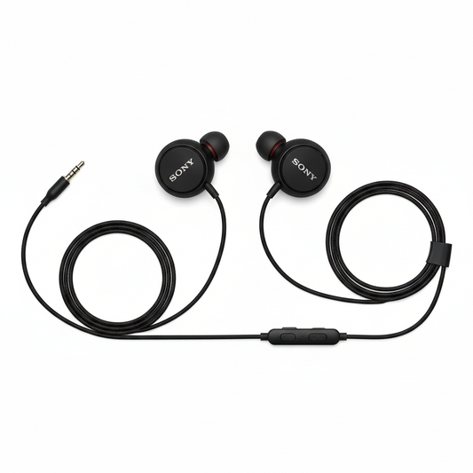 Sony wired earbuds product shot